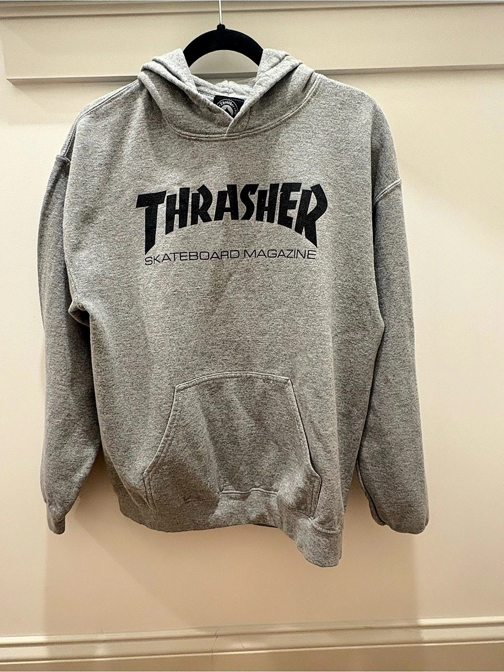 Thrasher Skate Mag Logo Pullover Hoodie Gray